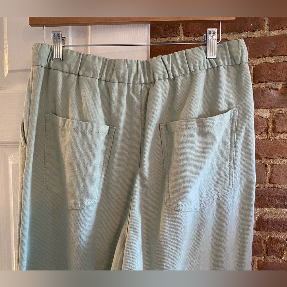 Mango Elastic Waist Cotton Pants View 6